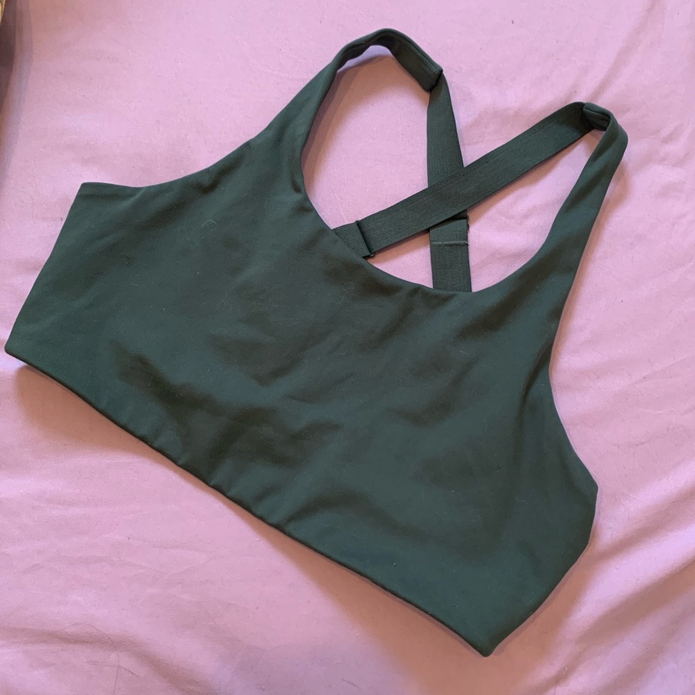 Girlfriend Collective High Support Simone Bra - Moss
